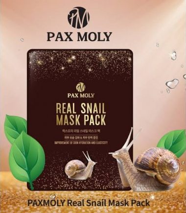 PAX MOLY REAL SNAIL MASK PACK
