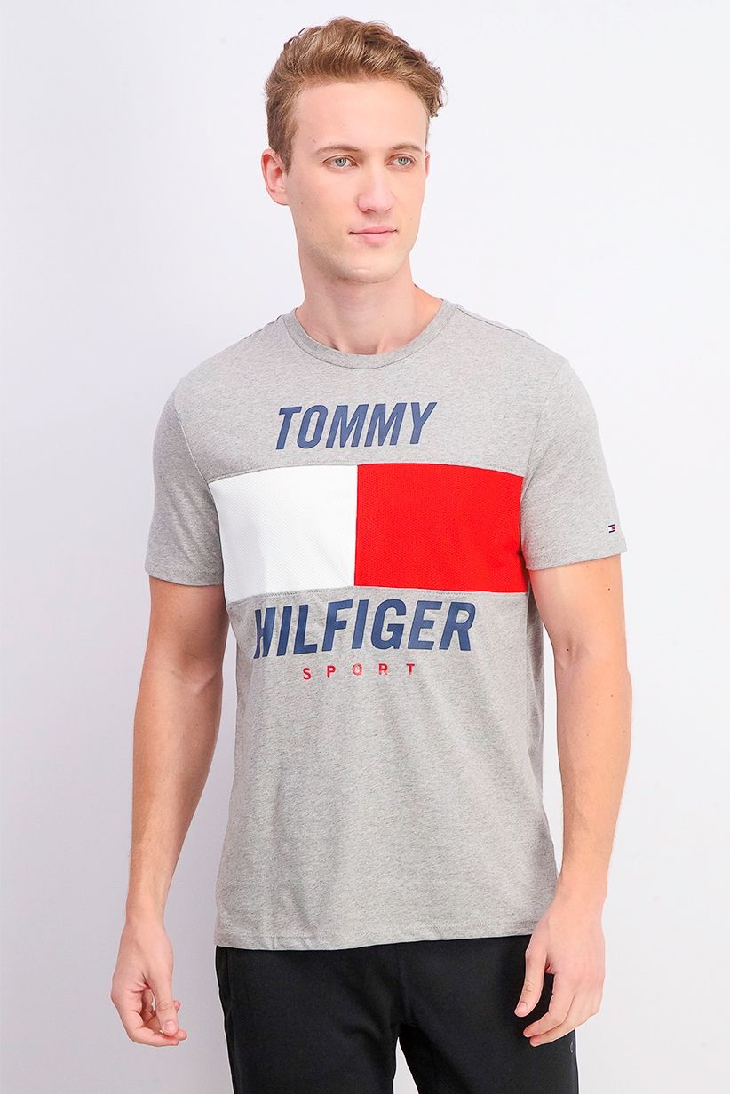 Infidelity Moderator To deal with Tommy Hilfiger Men's Ryan Short Sleeve Color block T-Shirt, Grey Size:S -  Hika Baba