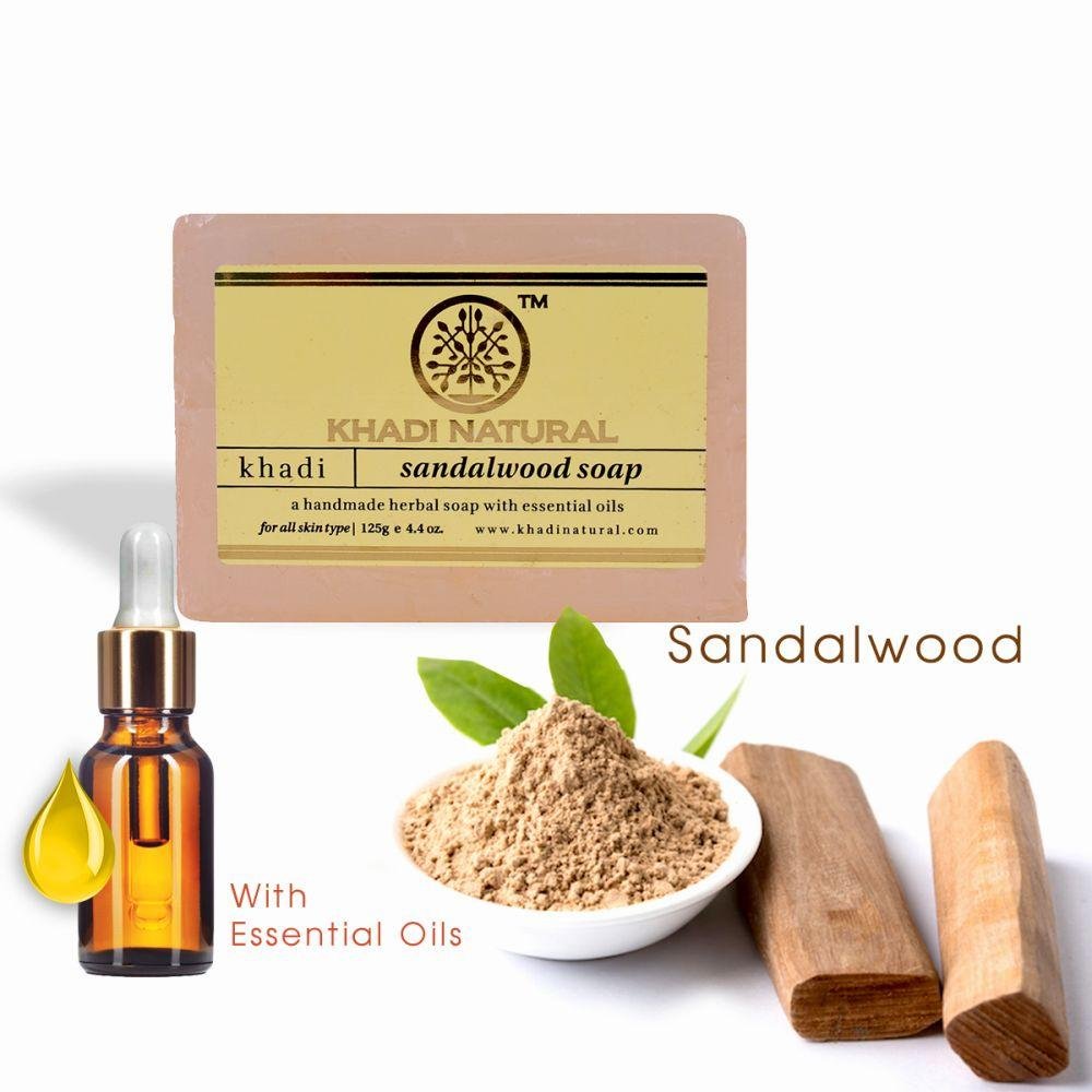 Khadi Natural Herbal Sandalwood Soap Hika Baba